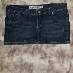 Hollister size 1 jean skirt